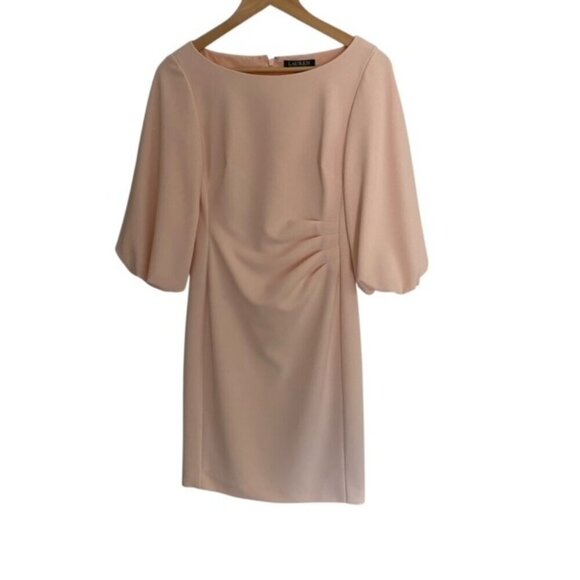 Ralph Lauren Light Pink Crepe Dress 0 - Picture 1 of 4